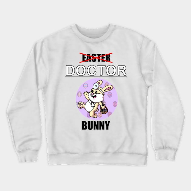 Doctor Bunny Crewneck Sweatshirt by TheMaskedTooner